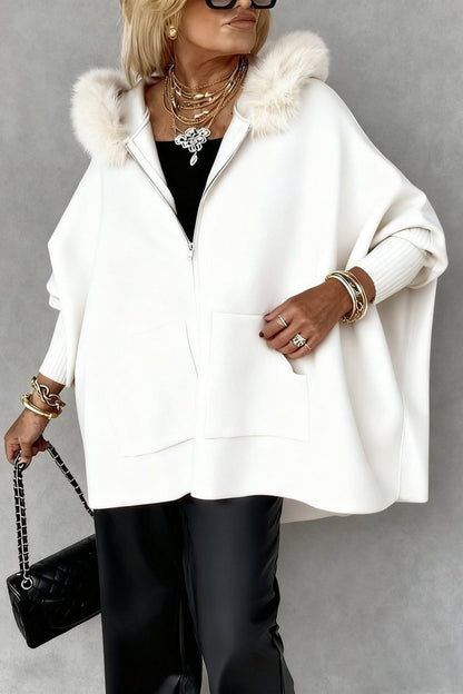Cape Hiver Fourrure Chic