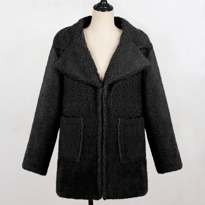 Manteau Long Fausse Fourrure