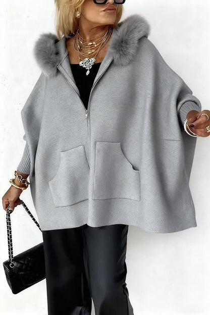 Cape Hiver Fourrure Chic